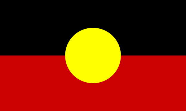 The Aboriginal flag.